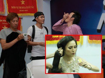 Hoài Linh, Hiền Thục đều phải uống thuốc ngay trước giờ lên sóng trực tiếp