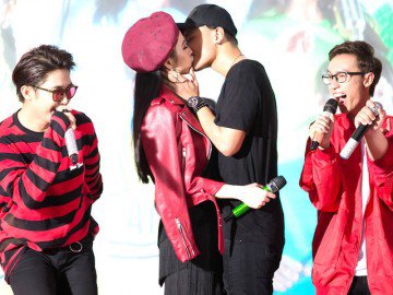 Angela Phương Trinh thừa nhận thích và hôn Hữu Vi say đắm trước mặt khán giả