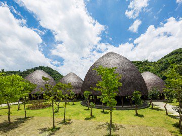 Ngỡ ngàng nhà tranh khổng lồ như khóm nấm tuyệt đẹp giữa núi rừng Sơn La