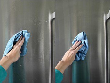 Tủ lạnh sáng bóng “kin kít” với 6 bước lau chùi chỉ mất 10 phút