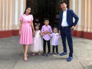 Làng sao - Ốc Thanh Vân bồi hồi nhớ lại khoảnh khắc 9 năm trước cùng chồng sánh bước tại nhà thờ