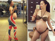 Bà bầu - Mẹ bầu 8 tháng vẫn giữ da, dáng đẹp mê mẩn khiến hội chị em còn son phải ghen tị