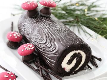 Bánh khúc cây Noel vừa ngọt ngào lại đẹp mắt mừng Giáng Sinh