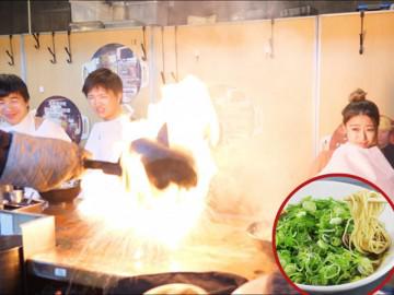 Thót tim với mì bốc lửa bừng bừng ở Nhật, không được la hét hay bỏ chạy khi ăn