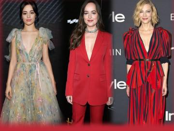 Mỹ nhân 50 Sắc thái dẫn đầu dàn Sao "ngực lép mà sang" nhất năm