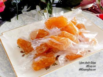Kẹo gừng thơm phức, dẻo ngon đãi khách ngày Tết