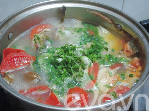 Thanh mát canh riêu cá dìa