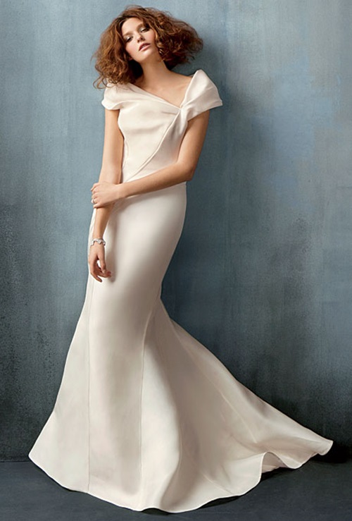 FREESHIP TOÀN QUỐC ] Mẫu váy cưới trơn đơn giản siêu dễ thương, nozabridal,  áo cưới AC954,