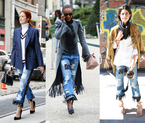 Quần Jeans rách và tâm sự của các cô nàng cuồng Jeans