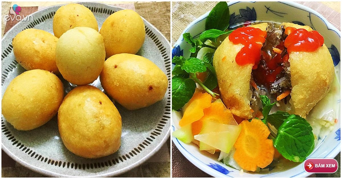 Bà mẹ xinh đẹp chia sẻ cách làm bánh rán mặn cực hot