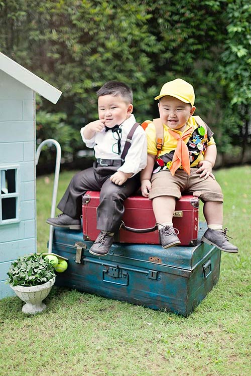 Gặp 2 cậu bé “bụng mỡ” đứng trên máy rung khiến dân mạng cười không dứt - 11