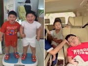 Làm mẹ - Gặp 2 cậu bé “bụng mỡ” đứng trên máy rung khiến dân mạng cười không dứt