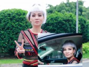 Làng sao - Thu Minh tự lái siêu xe đi chấm thi The Voice 2017