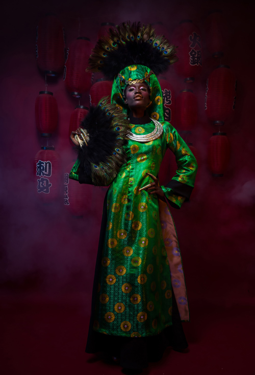 Người mẫu Châu Phi tự hào và xúc động khi mặc áo dài Việt cổ - 7