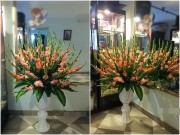 Nhà đẹp - Mẹ Hà thành bày cách cắm bình lay ơn "nghìn tay" chơi Tết