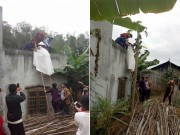 Eva Yêu - Chuyện gây “bão” nhất hôm nay: Chỉ vì có bầu trước, cô dâu phải trèo thang vào nhà chồng