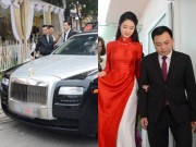 Làng sao - Chồng đại gia tặng siêu xe 10 tỷ đồng cho Hoa hậu Thu Ngân trong đám hỏi