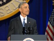 Tin tức - Obama rớm lệ nhắc tới vợ con trong bài phát biểu cuối cùng