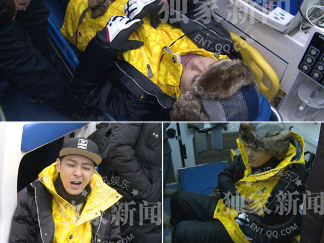 Đang ghi hình, Lâm Chí Dĩnh gặp tai nạn phải nhập viện