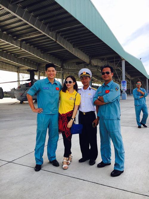 Diễn viên Lan Phương amp;#34;cảm nắngamp;#34; chiến sĩ da đen thổi sáo - 5