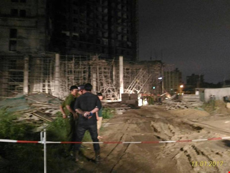 Sập tại tòa nhà ở Đà Nẵng, nhiều người bị vùi lấp - 1