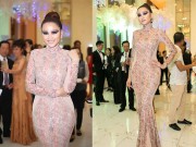 Thời trang - Hoa hậu Diễm Hương hóa ma nữ trên thảm đỏ