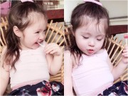 Làng sao - Bụng mỡ núc ních, chỉ ngồi ngậm kẹo, con gái Elly Trần đã đáng yêu không chịu nổi