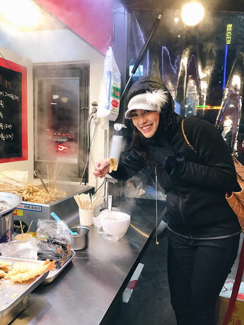 Vương Thu Phương chịu lạnh tê tái để tạo dáng dưới trời mưa tuyết - 9