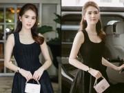 Làng sao - Ngọc Trinh kín đáo vẫn nổi bật nhờ làn da trắng mịn tại sự kiện