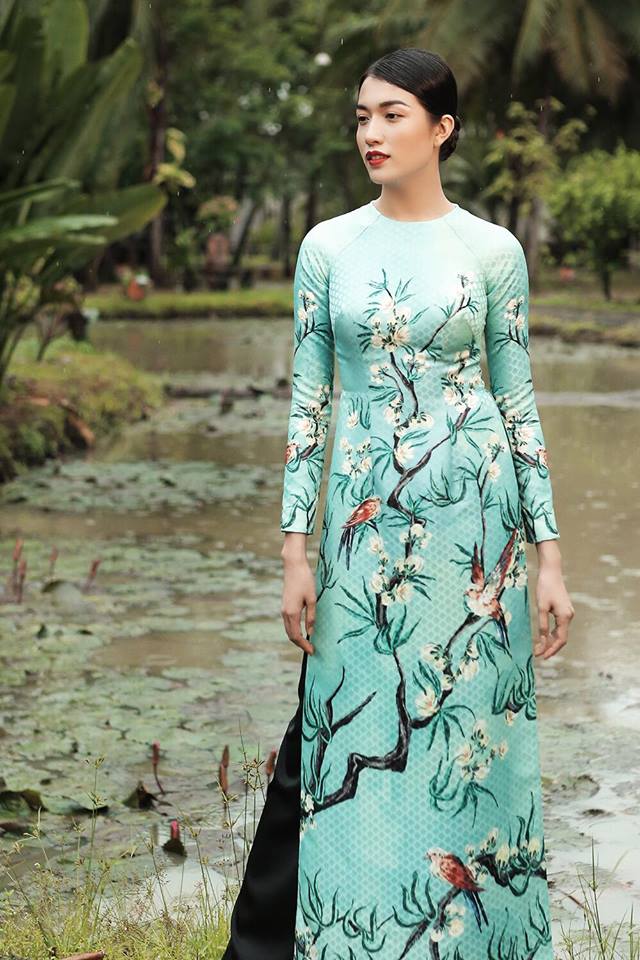 Học sao Việt cách mặc áo dài vừa tôn dáng vừa sang chảnh chơi Tết - 8
