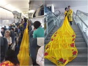 Làng sao - Hành động mới của vợ MC Thanh Bạch gây xôn xao khi lên máy bay