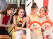 Làng sao - Hoàng Thùy Linh múa quạt, đọ nhan sắc "một chín một mười" với Chi Pu