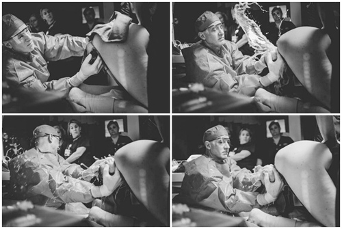 Khoảnh khắc bé lọt lòng mẹ, nước ối bắn tung tóe khiến bác sĩ đỡ đẻ giật bắn mình - 2