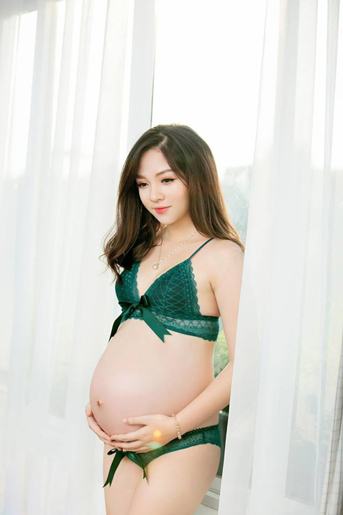 Nói không với mỹ phẩm, mẹ trẻ 1998 vẫn được phong amp;#39;bà bầu đẹp nhất vịnh Bắc Bộamp;#39; - 6