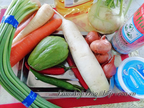 Củ cải ngâm chua ngọt giải ngán ngày Tết - 1