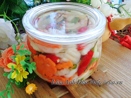 Củ cải ngâm chua ngọt giải ngán ngày Tết - 7