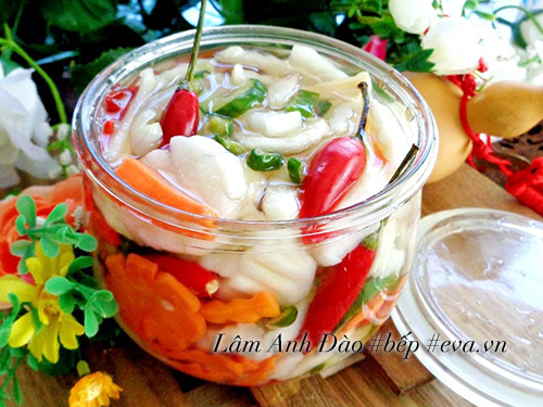 Củ cải ngâm chua ngọt giải ngán ngày Tết - 8