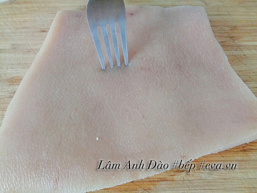 Bì heo chiên giòn xóc muối ớt giòn tan cho gia đình ăn chơi - 4