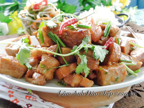 Tận dụng chả thừa sau Tết, làm món chả kho thịt - 11