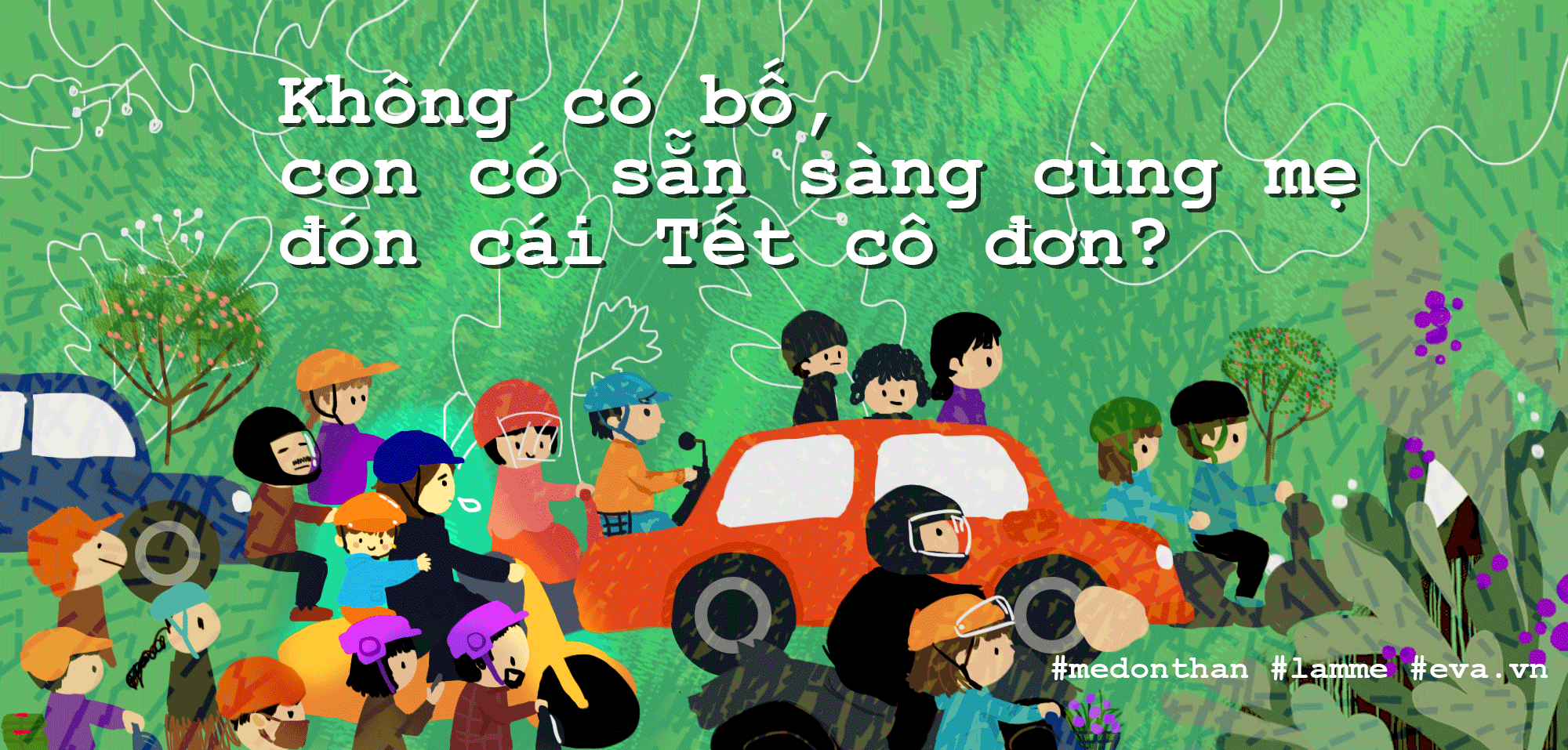 Không có bố, con có sẵn sàng cùng mẹ đón cái Tết cô đơn? 