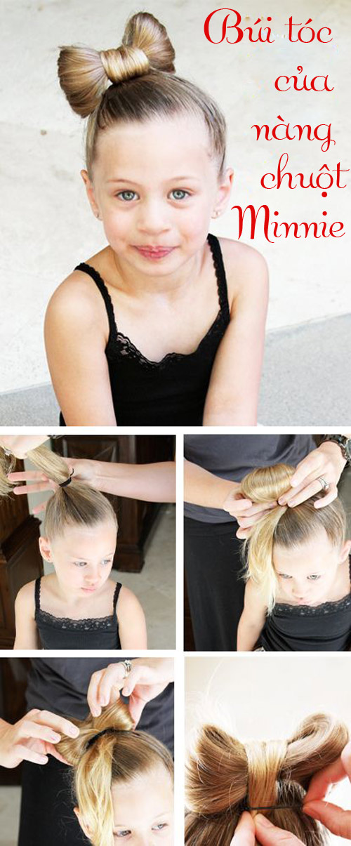 5 kiểu tóc dễ thương mà dễ làm cho bé gái tung tăng chơi tết