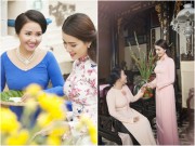 Làng sao - Phan Thị Mơ rủ “mẹ” Ngân Quỳnh gói bánh chưng nhân dịp Tết đến, xuân về