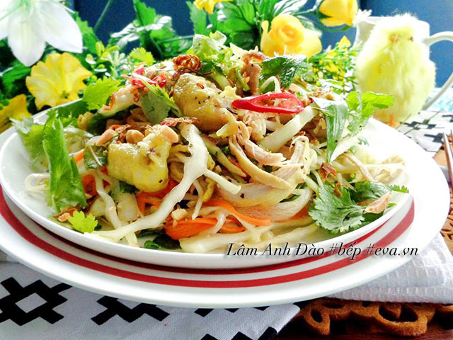 Gà xé phay thơm ngon, chống ngán ngày Tết