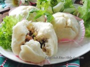 Bếp Eva - Tận dụng gà thừa sau Tết làm bánh bao nhân thịt gà