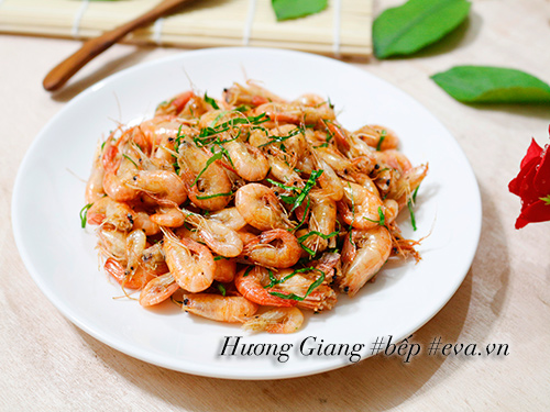 Tết ngán thịt thèm mớ tôm sông rang lá chanh - 5