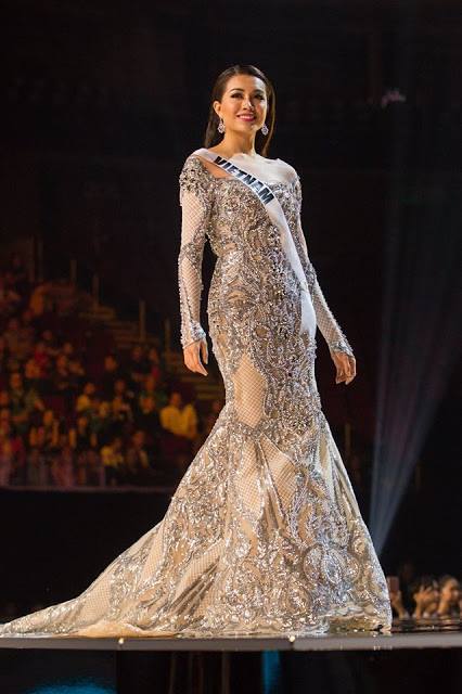 Váy dạ hội đẹp xuất sắc, tin vui lại đến với Lệ Hằng tại Miss Universe 2016 - 5