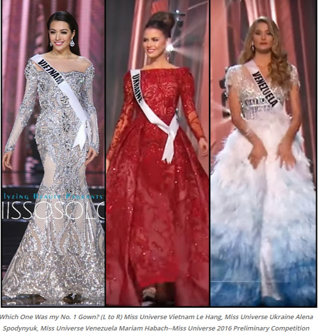 Váy dạ hội đẹp xuất sắc, tin vui lại đến với Lệ Hằng tại Miss Universe 2016 - 3