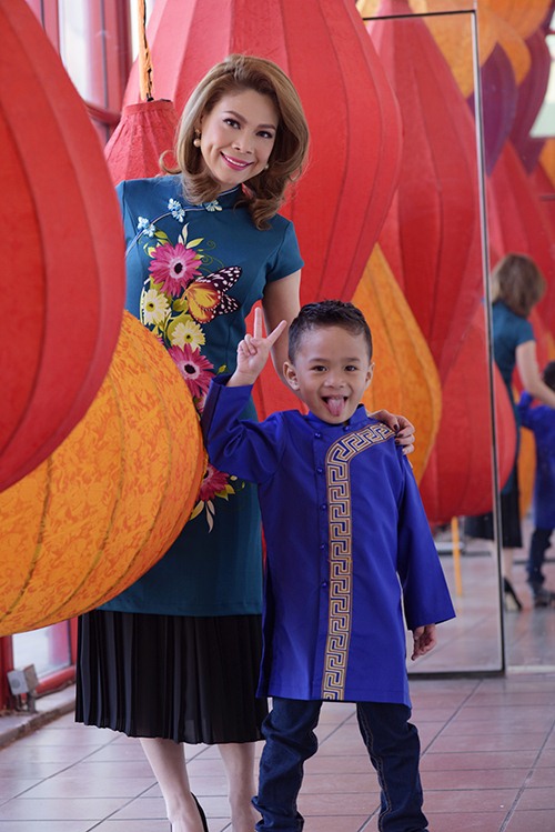 Thanh Thảo đón Tết cùng con trai Jacky Minh Trí ở Mỹ - 1