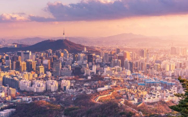 Seoul: Thủ đô của Hàn Quốc xếp đồng vị trí thứ 8 cùng với Copenhagen.
