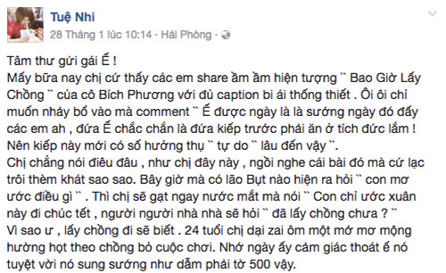 9x viết tâm thư amp;#34;Ế ngày nào là sướng ngày đóamp;#34; khiến triệu amp;#34;gái ếamp;#34; tâm đắc - 1